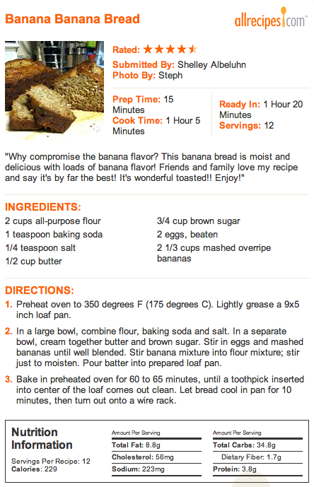 Banana Banana Bread